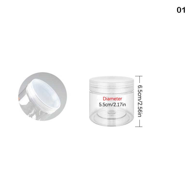

Plastic Packing Bottle Pet Clear Empty Seal Bottle Circular Bucket Storage Biscuit Jar Food Grade Sealed Cans Tank Container 1