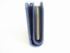 Authentic PRADA Saffiano Blue Leather Bifold Wallet Compact Wallet #8777  Open Box