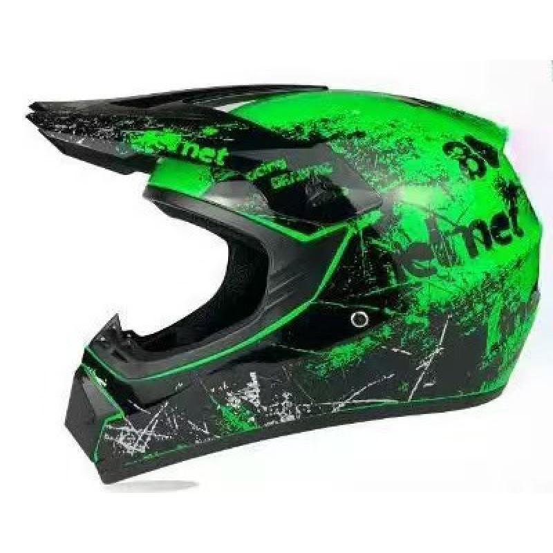 Full Face Motorcycle Helmet Off-Road ATV Dirt Bike Riding Universal Unisex Adult All-Season EPS Safety