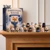 Conto alla Rovescia di Natale Divertente 2026 Calendario dell'Avvento per Cani, Set di Ornamenti Acrilici da 24 Giorni con Mini Regali di Compleanno per Cuccioli per Bambini Figure, Albero Piatto 2D
