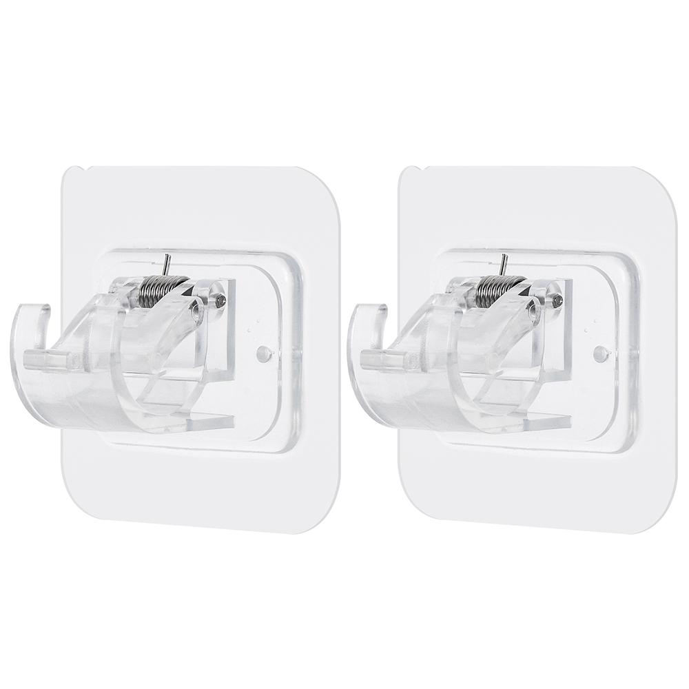 

Органайзер Тримач Самоклеючий Потужний Стрижень Підвісна Кліпса Стійка для Зберігання Дверний Підвіс Гачок для Шторного Стрижня