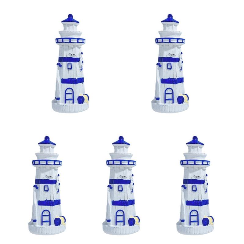 Aquariums Landscape Lighthouse Resins Aquariums Decorations Art Crafts Terrarium Habitat Ornaments Photo Props