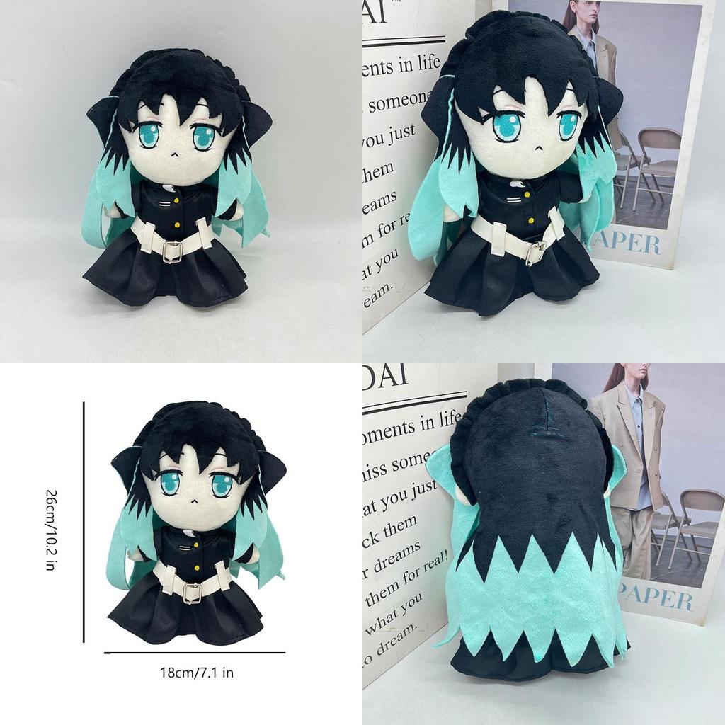 Demon Slayer Tokitou Muichiro Plush Stuffed Toy Doll Soft And Cuddly Stuffed Animal For Demon Slayer Fans 26cm