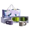 Gut Leben mit Keramik-Paaren mit Tasse Weihnachtsbecher Geschenkbox-Set Geschenke Hochwertige Wasserbecher Souvenir
