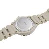 Citizen Q&Q Analog Solar Radio-Controlled Watch Waterproof Date Men's Beige with Urethane Band