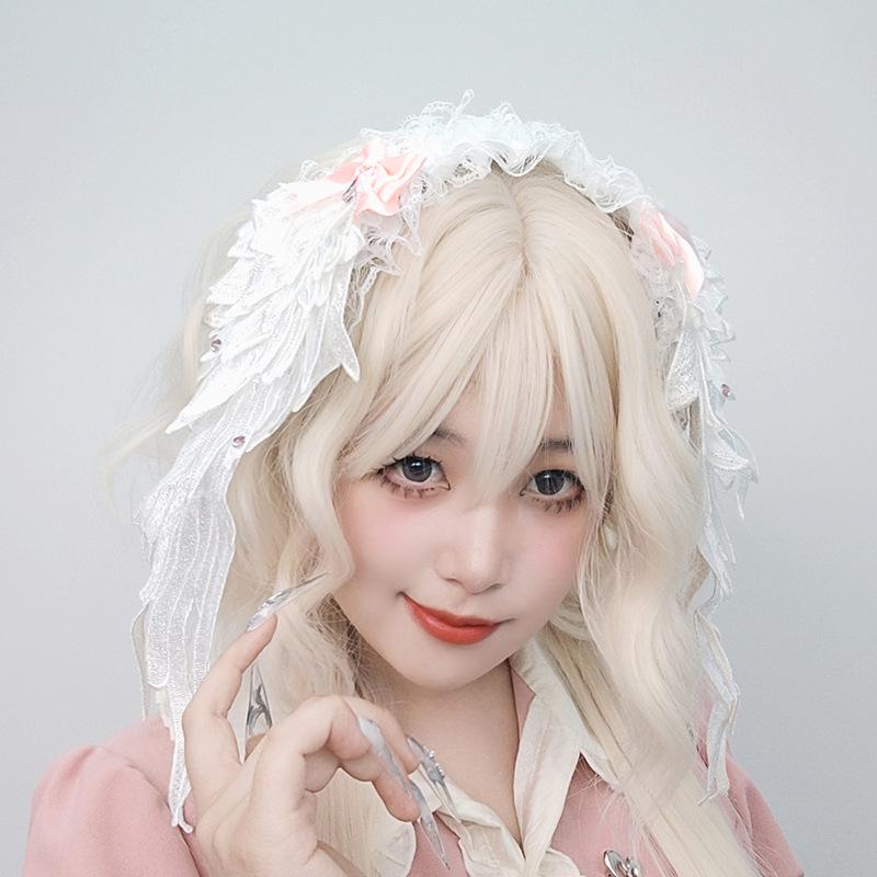 Gothic Angel Wings Headband - Punk Lolita Harajuku Style