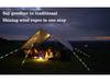 Outdoor Windproof LED Luminous Tent Rope Light – Camping Awning Accessory