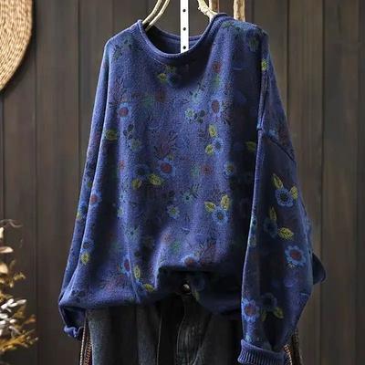 Sweater for Women Autumn Winter Thickened Pullover Warm Knitted Stretchy Long Sleeve Oversize Jumper Tops