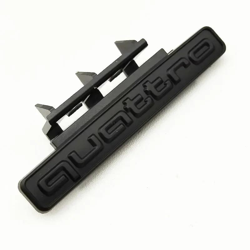 95mm For  qwe12 Q5 A4 B8 B6 B9 B7 A3 A6 C6 A5 Q7 A1 Q3 A7 A8 Quattro Logo Auto Accessories3D ABS Car Front Grill Emblem Badge
