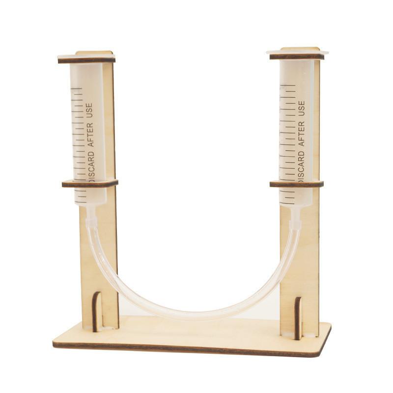 Educational Stem Diy Wooden Pipe Level Indicator Kit For Elementary Students Handmade Material Pack