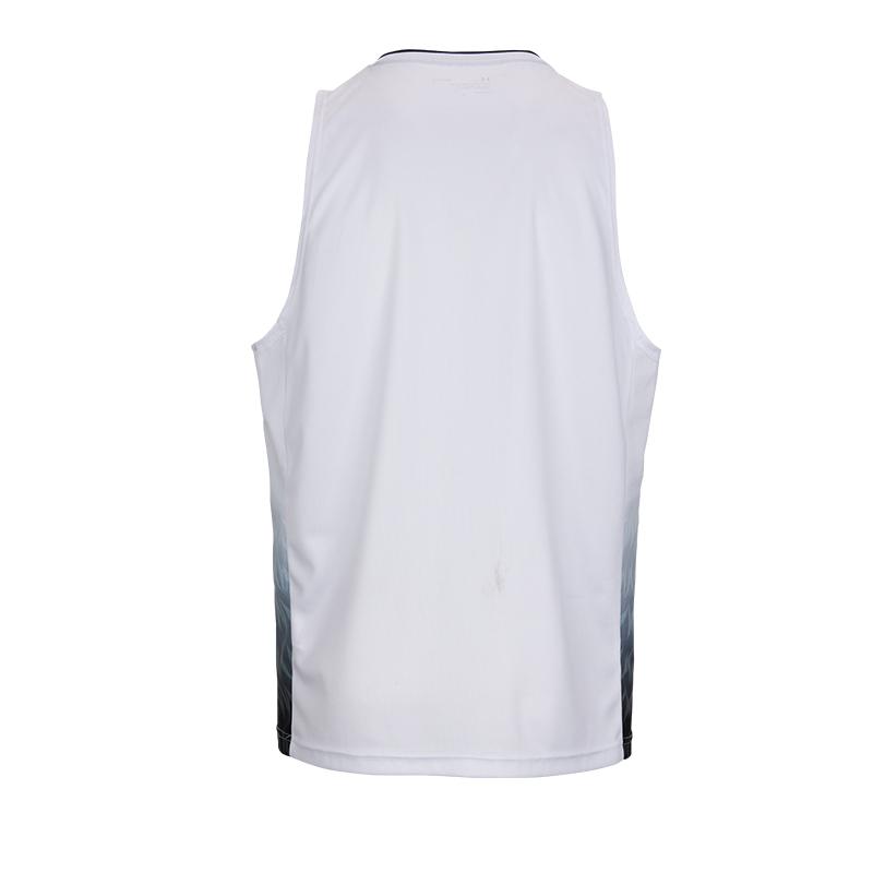 Under Armour Quick-Drying Breathable Pullover Versatile Basketball Vest Men Tops White 25500134-100