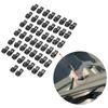 50Pcs Kayak Lashing J Hook Bungee Cord Hook Safety Kayak J Shaped Hook Tie Down Hook Kayak Accessories Enduring
