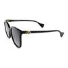 GUCCI Pattern Logo Frame Plate Frame Cat's Eye Sunglasses Unisex Couple Model Black