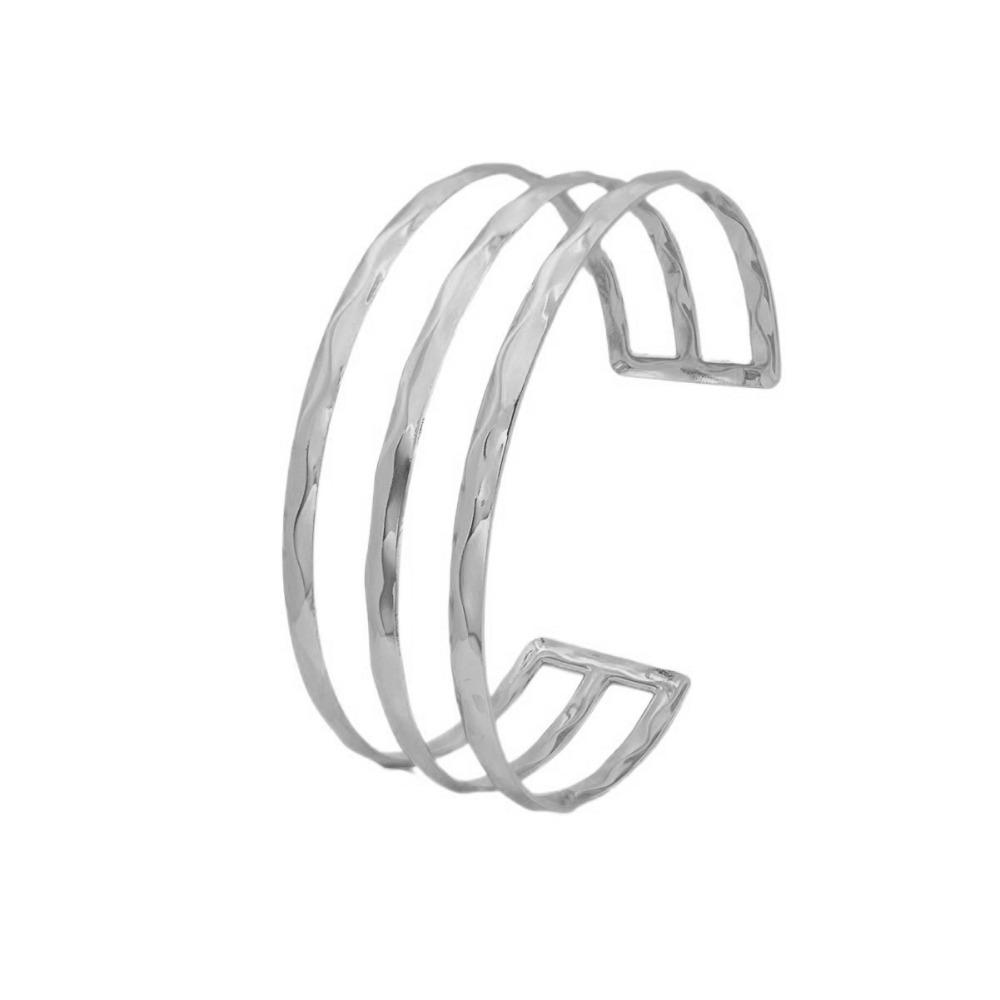 

Gold Color Opening Arm Bracelet Metal Flower Bracelet Glamorous Armband Bridal Wear Style 10