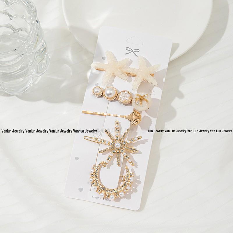 2022 Winter Korean Style Metal Hair Clip for Girls - Trendy Bangs Hairpin and Side Clip Hair Accessories