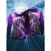 T Shirt for Mens Wolf Pattern Print Long Sleeve Leisure 3D Polyester Man's T-shirts