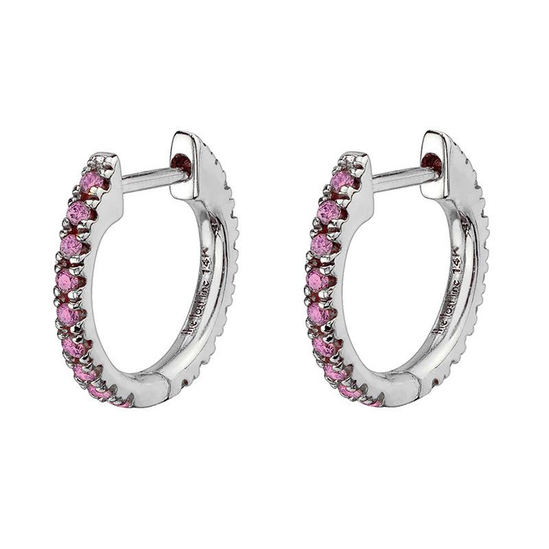 Cross-Border Elegant Women's Zircon Ear Cuffs and Hoops