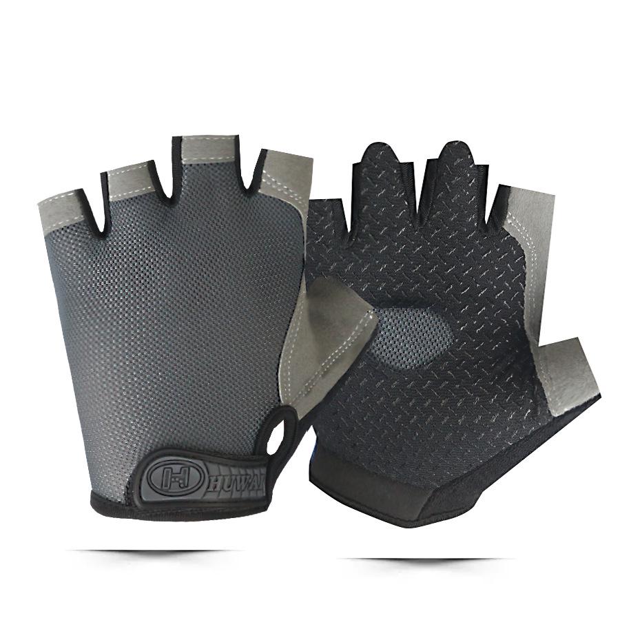 

Дышащие велосипедные перчатки без пальцев - Нескользящие, амортизирующие, защита от солнца для улицы, йоги, вождения Medium