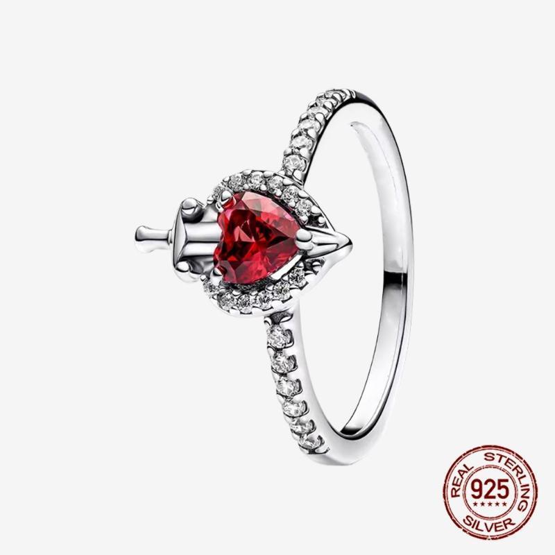 925 Sterling Silver Open Ring Style  Paved Heart Butterfly Flower Colorful Gemstone Ring For Women Daily Wear Jewelry Gift 2026