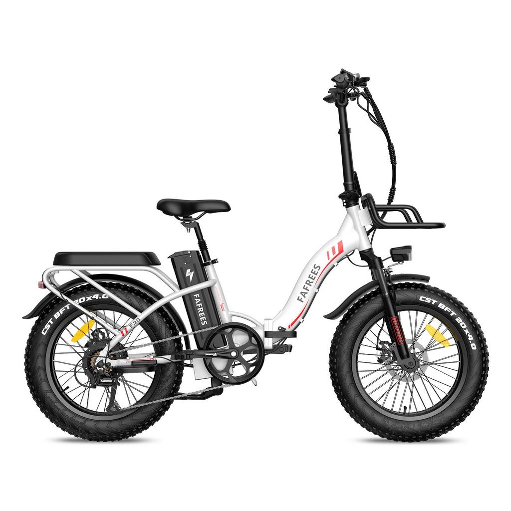 Electric Bicycle Fafrees F20 Max 500W Motor Foldable Electric Bike 48V 30AH 20"x4.0" Tire Adult E-Bike Top Speed 45Km/h Lcd Display