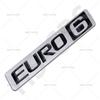 3D Metal EURO6 Emblem Badge EURO 6 Car Door Fender Trunk Body Stickers