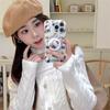 Wireless Charging Melody Hello Kitty Holder Casing For Samsung Galaxy S25 Ultra S24 S23 S22 S21 Plus Ultra S23 FE Phone Case