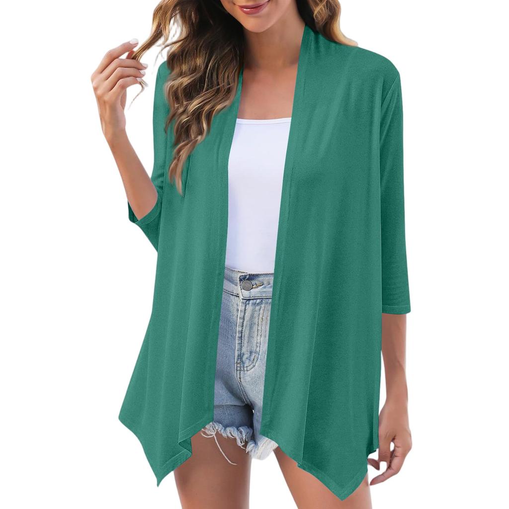 Women's Fashion Casual Comfortable Solid Color Cardigan Jacket