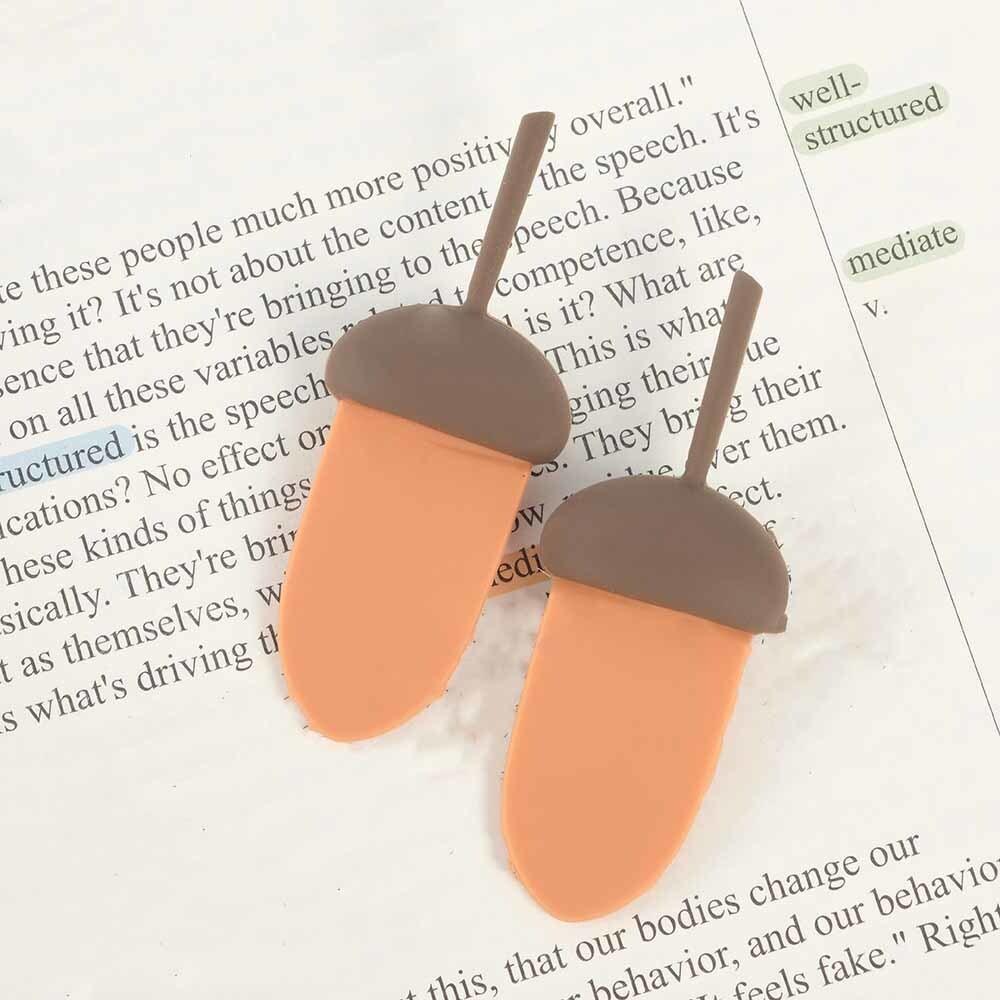 1 Piece Creative Cartoon 3D Pine Cone Cute Bookmark Book Mark Office School Supplies