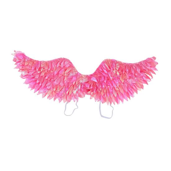 

Детские крылья ангела, реквизит для костюма, светящиеся перьевые крылья, легкие крылья феи для косплея, рождественского представления и сценического выступления Without Light розы красного