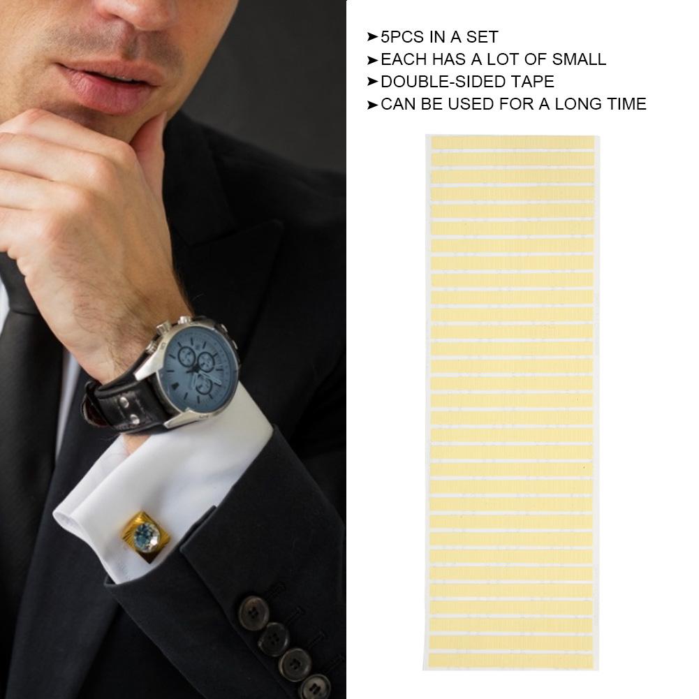 5 Stück Uhrenzifferblatt Uhrwerk Reparatur Doppelseitiges Klebeband Uhrmacher Werkzeug Zubehör