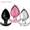 VaHppy Glass Anal Plugs 500g 6.5cm Anal Sex Toys Masturbator Gay Extension Training Lesbian Novelty style SM  Adult Products