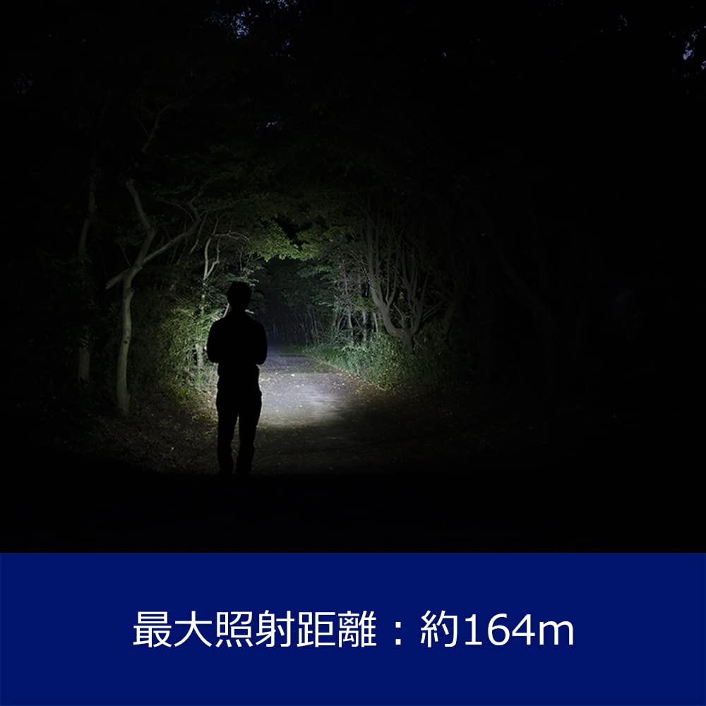 Svítilna GENTOS LED světlo Dobíjecí dobíjecí výkonná 500 lumenů Rexceed Praktická svítilna (Vyhrazená baterie) RX-285R