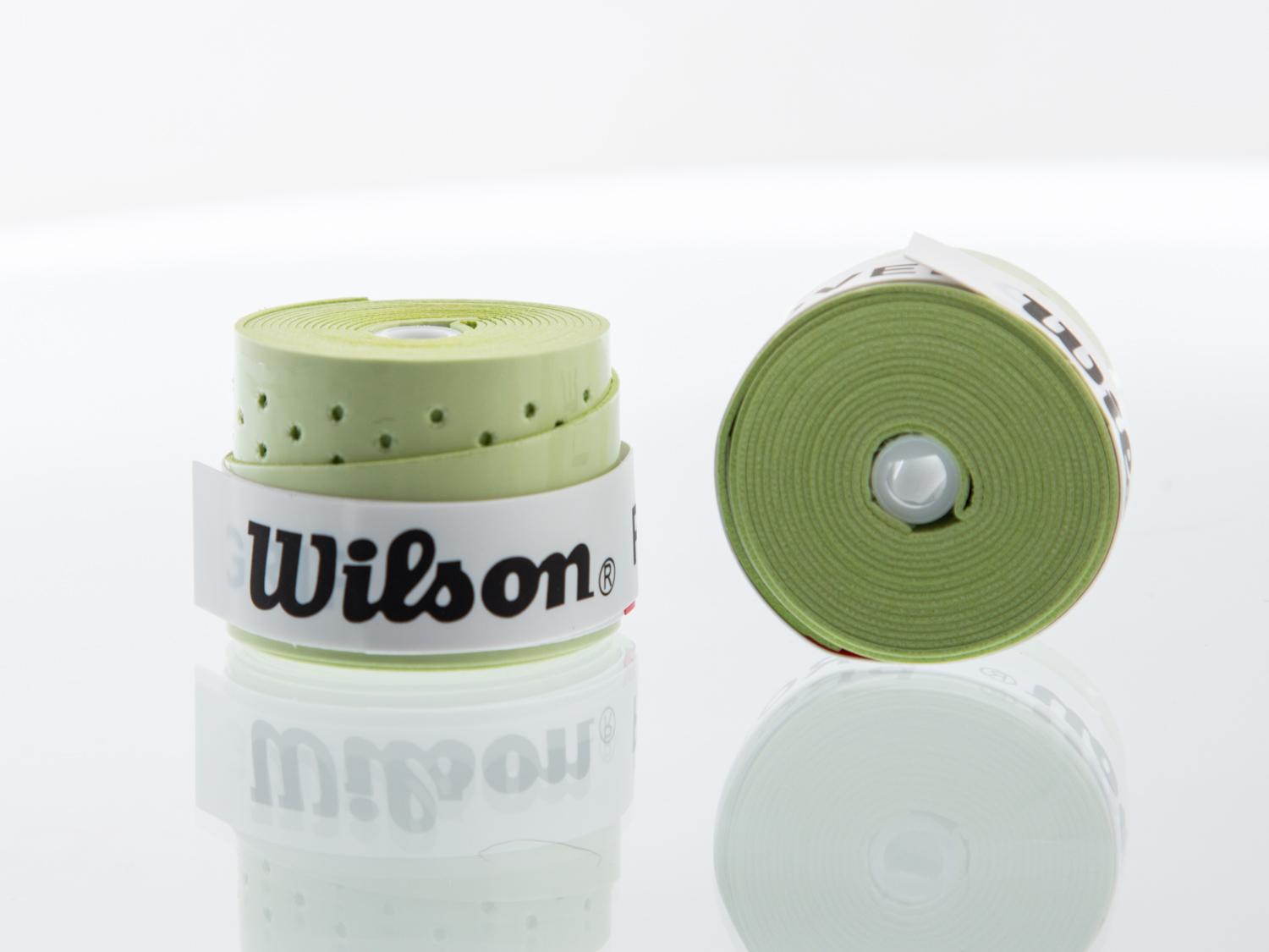Wilson Overgrip Collant Perforé Poignée de Tennis - Pastel vert