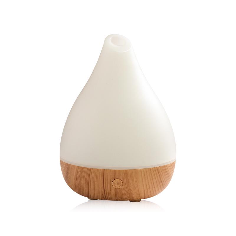 Silent Ultrasonic Wood Grain Aroma Diffuser & Humidifier for Moms & Babies