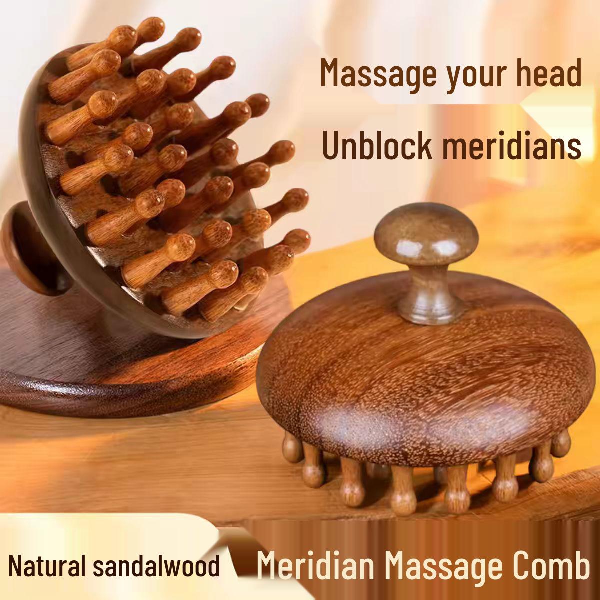 

Sandalwood Scalp & Hair Growth Massage Comb for Men & Women Under 10cm