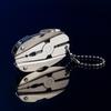 Outdoor Keychain Pliers Multifunction Folding Plier Mini Steel Folding Keychain Screwdriver Portable Camping Tools
