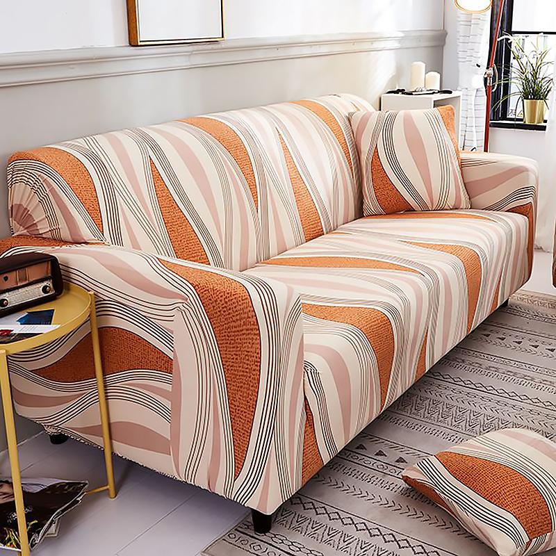 Printed Sofa Slipcover Stretch Sofa Covers For Living Room Pets Kids Chair Couch Cover I Shape Corner Sofa Anti-Cat Scratch