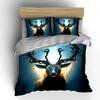 Magical Deer Decor Set Soft Comfortable Duvet Cover Bedding Set Included 1*Duvet Cover & 2*Pillowcases, Gift
