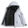 3-in-1 Detachable Windproof Waterproof Hiking Jacket Men Women Outdoor Camping Trekking Fall Winter