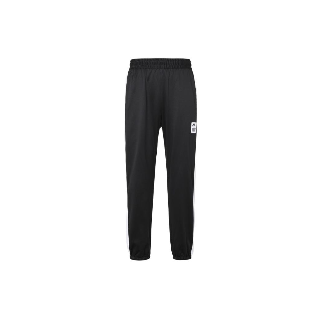Nike Therma FIT Solid Color Logo Vintage Patchwork Logo Elastic Waistband Fleece Lined Thermal Knitted Sweatpants Men's DQ5825-010