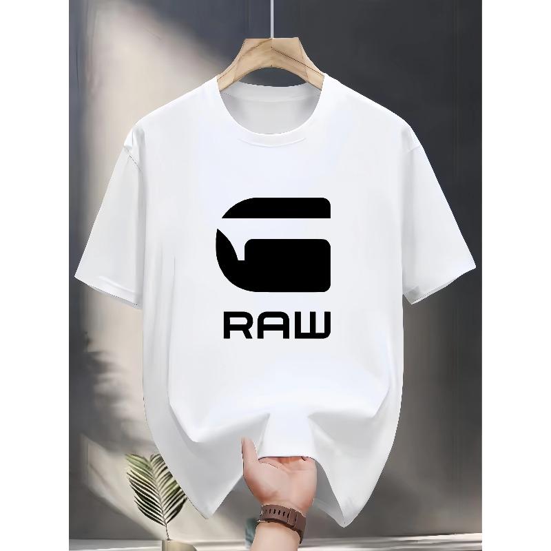 Men s Fashionable, Casual and High-quality, Lettered T-shirts, Loose Summer T-shirts, Round-neck T-shirts and Tops S