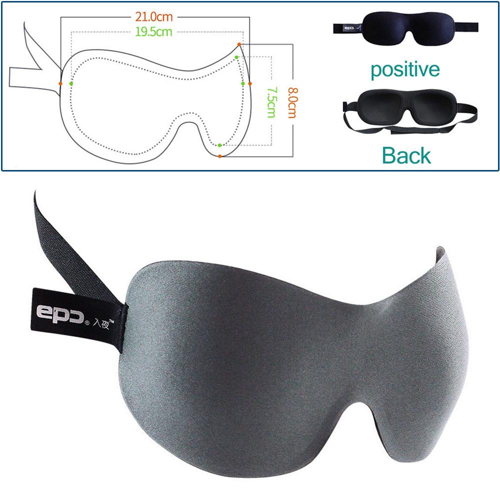 Tcare Mode 3D Schlafmaske, Reise Schlaf Augenabdeckung Nickerchen Augenklappe Schlafbrille Verdunklungsbrille Schafft Totale Dunkelheit Unisex