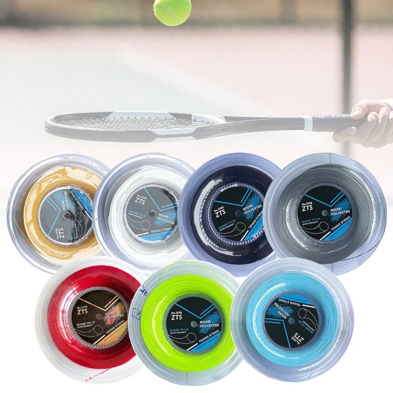 Elastic Tennis String Reliability Tennis Racket String Versatiles Tennis String for Consistent Play and Reduced Friction