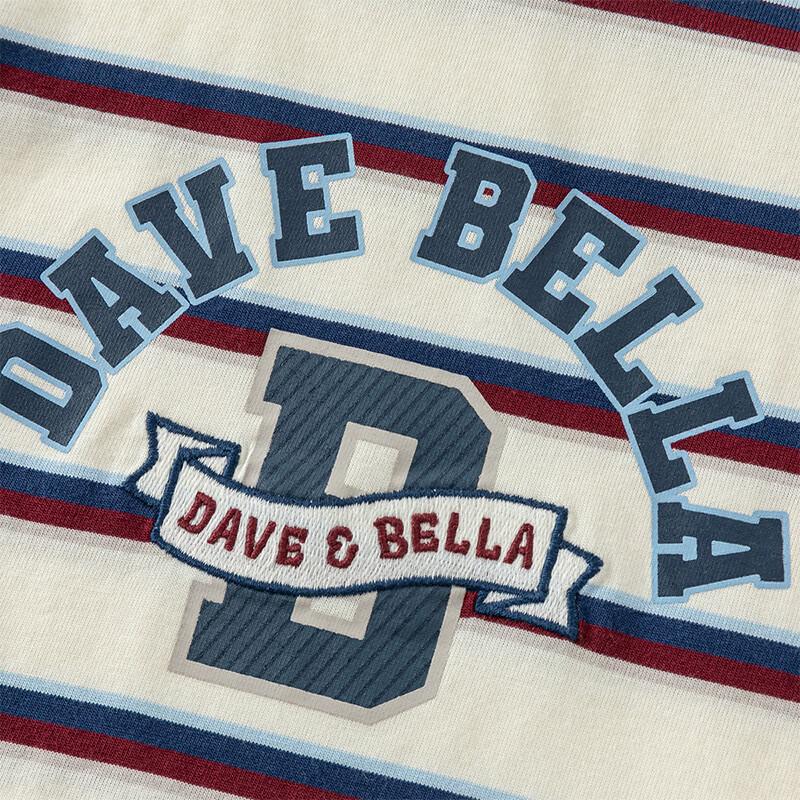 Dave&bella Boys' Striped Long Sleeve T-Shirt