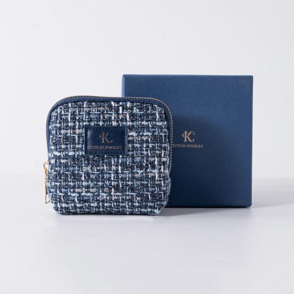 Earrings Rings Jewelry Packing Bag Multi-layer Velvet Jewelry Holder Jewelry Storage Bag  Gift