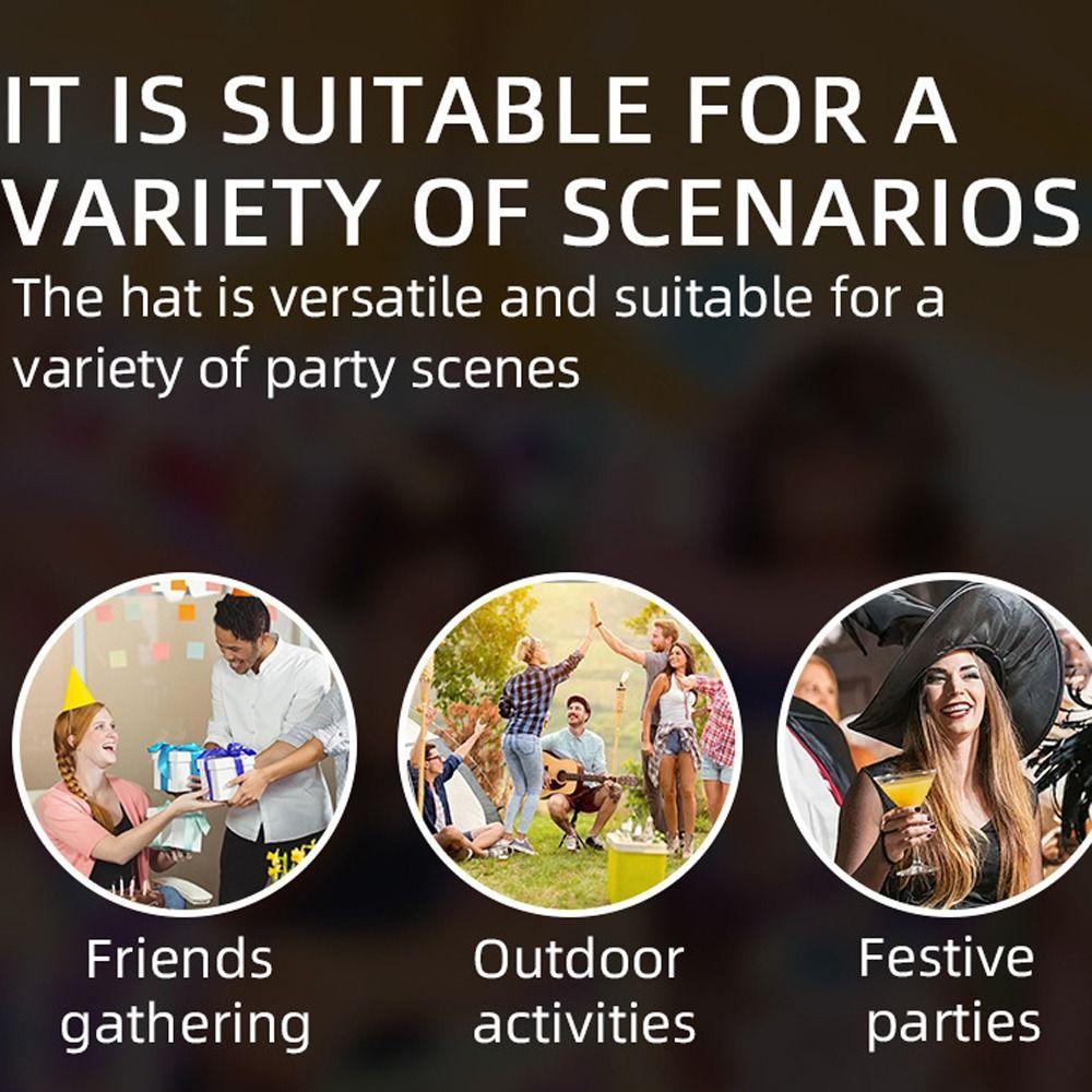 Dress Up Witch Hat Leather Halloween Ornament Creative Sorting Hat  Children