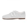 Woven Hollow Mary Jane Sandals Women's 2025 Summer New Mesh Breathable Velcro Shallow Mouth One Pedal Single Shoes