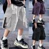 Summer Cool Teen Boys Short Pants Loose Style Casual Big Pocket Mid-length Shorts for 4-14 Years Kids Bermuda Trousers