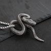Serpentine Necklace - Elegant Silver Tone Chain Jewelry