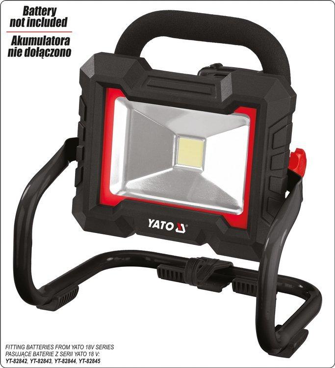 LED-ARBEITSLEUCHTE 18V 1600LM 20W - YT-82961